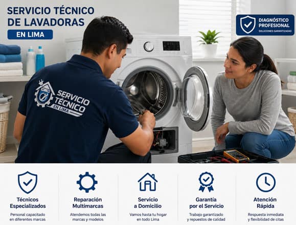 SERVICIO TÉCNICO DE LAVADORAS EN LIMA