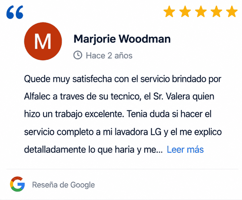 RESEÑA DE GOOOGLE SRA MARJORIE