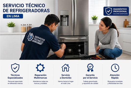 SERVICIO TECNICO DE REFRIGERADORAS EN LIMA